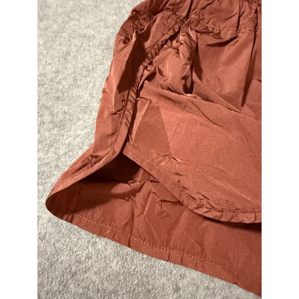 FP Movement Free People The Way Home Shorts Red Earth Size Large Flirty Fun